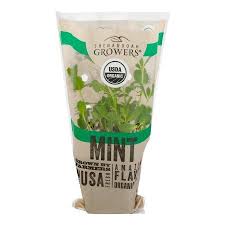 Harvest or shear the plants to keep them lush with leaves. Organic Mint Live Plant 1 Ea Walmart Com Vegetable Packaging Food Packaging Design Mint Herb