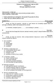 Dans le bo du 12 novembre 2020, retrouvez le calendrier 2021 du diplôme national du brevet et des baccalauréats. Rezolvare Ora De Biologie Oradebiologie Ro Facebook