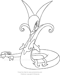 These pokemon coloring pages to print are suitable for kids between 4 and 9 years of age. Drawing Serperior Of The Pokemon Coloring Page