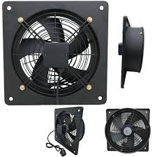 Designed with cast alloy aluminum impeller having fixed or variable pitch angle aero dynamic blades for direct phase : Industrial Extractor Exhaust Axial Blower Ventilation Fan