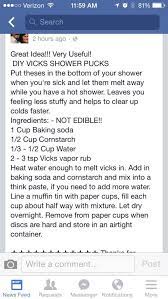Homemade Vicks Shower Disks By Lea Vicks Shower Vicks Shower Disks Vicks