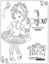 Disney Fancy Nancy Coloring Pages Coloring Pages Allow Kids To Accompany Their Favorite Characters On A Fancy Nancy Party Mermaid Coloring Pages Fancy Nancy