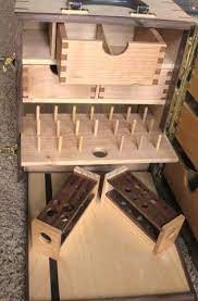 handcrafted portable fly tying desk station table meuble couture conseils de peche peche