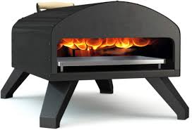 Details about wood fired pizza oven diy outdoor fireplace get both w a wood burning oven. Amazon Com Bertello Outdoor Pizza Oven Black Garden Outdoor