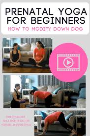 Free Video Prenatal Yoga For Beginners Part 1 In This Video We Break Down One Of The Most Popular Yoga Poses Downward Facing Dog Also Known As Adho Mukha
