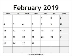 Available 2019 Calendar February Month Monthly Calendar Template Calendar Template November Calendar