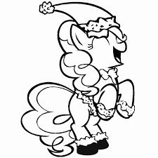 Coloriage My Little Pony De Noel Gratuit A Imprimer Et Colorier