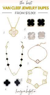 25 Best Van Cleef Alhambra Look Alikes Dupes The Best Earrings Dupes Bracelet Dupes And Necklace Du Van Cleef Necklace Jewelry Design Inspiration Jewelry