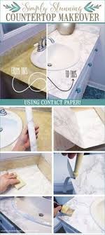 Spray paint countertops painting countertops laminate countertops bathroom countertops countertop redo kitchen counters painting recently i painted our bathroom cabinets a bright white, which made the cream laminate countertops look really sad. 59 Painted Countertop Ideas Countertops Home Diy Diy Countertops