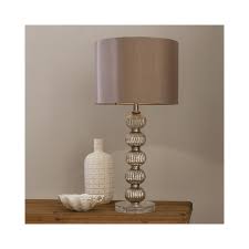 Buy large table lamp and get the best deals at the lowest prices on ebay! Gold Table Lamp With Bauble Base Satin Shade Adriana Furniture123