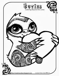 Coloring page beutiful fox head free to print. Baby Sloth Coloring Page Coloring Pages Coloring Books Cute Coloring Pages