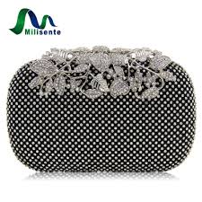 Black And Silver Clutch Purse Women Rhinestone Handbag Studded Evening Bags Wedding Party Clutches Purse Silver Gold Black With Images Party Clutch Purse Rhinestone Handbags Evening Bags