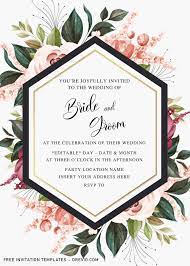 Most free invitation maker web sites include a large variety of free clip . Free Burgundy Floral Wedding Invitation Templates For Word Download Hundreds Free Printable Birthday Invitation Templates
