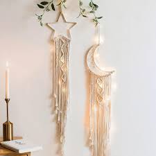 Buy Nordic Star Moon Macrame Dream Catcher Boho Room Decor Room Decoration Macrame Wall Hanging Kids Room Nursery Gifts At Affordable Prices Free Shipping Real Reviews With Photos Joom