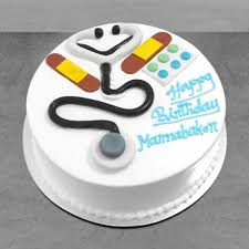 Happy birthday to the most caring doctor! Send Happy Birthday Doctor Theme Cake Online Free Delivery Gift Jaipur