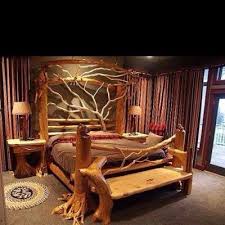 Amazing Log Cabin Bed Furniture Driftwood Furniture Home