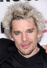 Ethan Hawke's blonde hair and eyeliner at the Clive premiere in NY|Lainey  Gossip Entertainment Update
