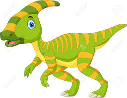 A series of cartoon dinosaurs and other mesozoic creatures, created using adobe illustrator. Cute Parasaurolophus Dinosaur Cartoon Royalty Free Cliparts Vectors And Stock Illustration Image 110245080