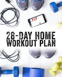 28 Day Home Workout Plan A Couple Cooks