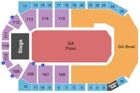 1stbank Center Tickets And 1stbank Center Seating Chart