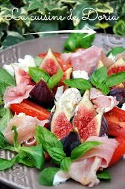 Salade De Figues Fraiches Jambon De Vendee Et Mozzarella Bufflonne Salade De Figues Figues Fraiches Figues
