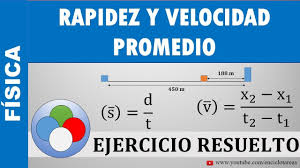 En física, la rapidez o celeridá ye la rellación ente la distancia percorrida y el tiempu que tomó percorrela. Ejercicio Resuelto De Rapidez Y Velocidad Promedio Youtube