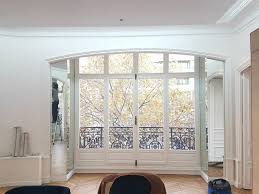 Dimensions Impressionnantes 3mx3m Pour Cette Fenetre A Fermeture Mouton Et Gueule De Loup Fenetre Deco Haussma Haussmannien Fenetres Modernes Appartement