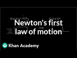 Newtons First Law Of Motion Introduction Video Khan Academy