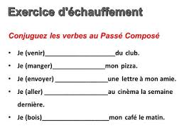 Verbe manger au passé composé. Revision Le Passe Compose Avec Etre Ppt Telecharger