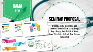 Karena skripsi merupakan sebuah keharusan yang dilewati oleh seorang mahasiswa jenjang sarjana. Contoh Presentasi Seminar Proposal Menarik Dibidang Keperawatan Youtube