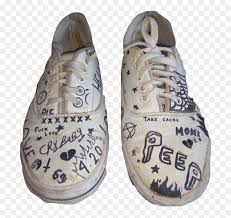 Peep Grunge Edgy Lilpeep Aesthetic Freetoedit Lil Peep Drawings On Shoes Hd Png Download Vhv Tons of phone ready wallpapers of music artist lil peep.
