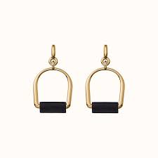 Heritage Equestre Etrier Earrings Large Model Hermes Finland