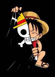 Chibi Luffy Poster By Psychodelicia Displate Manga Anime One Piece One Piece Wallpaper Iphone One Piece Luffy