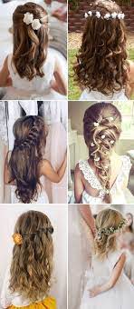 2021 New Wedding Hairstyles For Brides And Flower Girls Wedding Hairstyles For Girls Flower Girl Hairstyles Long Hair Wedding Styles