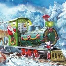 Santa An Interview Christmas Diamonds Christmas Train Christmas Scenes