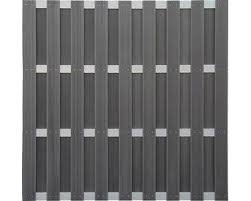 Sichtschutzzaun Element Wpc Alu Anthrazit 180 Cm X 180 Cm Kaufen Bei Obi Sichtschutzzaun Wpc Zaun Anthrazit Zaun Anthrazit