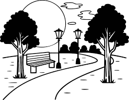 Park clipart black and white Vector Images & Graphics for Commercial Use |  VectorStock