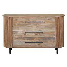 Home affaire kommode »softline«, breite 135 cm. Kommode Runda Aus Akazie Massivholz 140 Cm Breit Mobel Ideal
