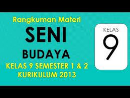 Check spelling or type a new query. Kelas 9 Smp Seni Budaya Kurikulum 2013 Semester 1 Dan 2 Youtube