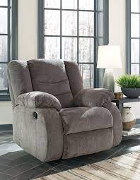 Ashley Tulen Gray Rocker Recliner Homemakers Furniture Rocker Recliners Recliner Furniture