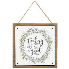 When selecting hobby lobby wall decor, it's important to remember to pick pieces that will complement your overall theme. Good Day Metal Wall Decor Hobby Lobby 1699180