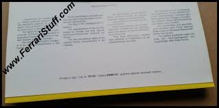 Every used car for sale comes with a free carfax report. 1993 Ferrari 348 Spider Owners Manual 787 93