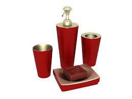 Red Bathroom Accessory Sets 3d Model Cadnav The top countries of suppliers are india, china. red bathroom accessory sets 3d model