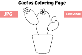 Sichere dir outdoor bekleidung von color kids beim outdoor experten! Cactus Coloring Page For Kids Graphic By Mybeautifulfiles Creative Fabrica