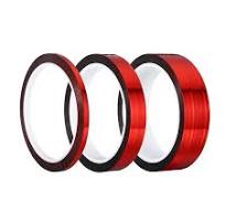 Uxcell 5mm 15mm 25mm Width 50m Prism Tape Holographic Reflective Adhesive  for Crafting Wrapping Decoration Red