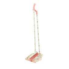 Broom And Dustpan Set Peachy Floral Broom And Dustpan Broom Dust Pan