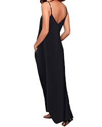 Riguardo ai vestiti lunghi estivi, che siano essi a fantasie floreali, da cerimonia o a tinta unita, c'è la certezza che siano uno dei capi più in per quanto riguarda la moda primavera estate del 2018. Achioowa Donna Vestiti Lunghi Estivi Casuale Abiti Taglie Forti Vestito Abito Lungo Nero 803255 Xxl