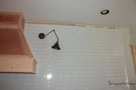 When you have a curved wall and your backsplash or countertop won't fit, this could be one solution. How To Tile A Kitchen Wall The Inspired Workshop