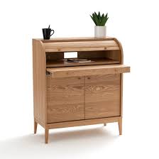 Fabriqué artisalement à base de bois de manguier massif , ce meuble au design scandinave offre un espace de travail modulable et apporte un gain de place pour votre intérieur. Bureau Secretaire A Rideau Poan Naturel La Redoute Interieurs La Redoute
