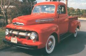 Image result for Vermilion 1950 Ford Truck